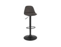BS06410DGBL 5404028337400 Tabouret réglable CROUPION en microfibre gris foncé et pied en métal noir