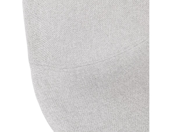 Tabouret snack mi-hauteur GALACTIK MINI en tissu gris clair style scandinave