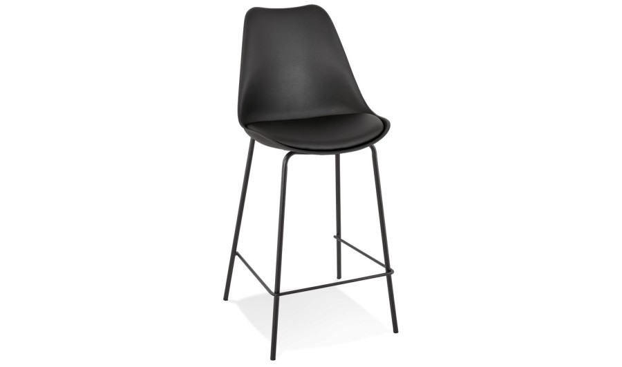 BS05030BLBL 5404028307601 Tabouret snack mi-hauteur LEMON MINI Noir