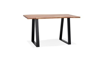 BT00970NABL 5404028304549 Table de bar haute RAFA en bois massif et métal - 160x90 cm