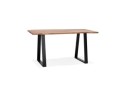 BT00980NABL 5404028304563 Table de bar haute RAFA en bois massif et métal - 200x95 cm