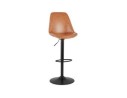 BS04680BRBL 5404028301968 Tabouret réglable RODEO en matière synthétique brune et pied noir