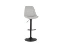 BS04700GRBL 5404028302002 Tabouret réglable CAMPUS en tissu gris et pied noir