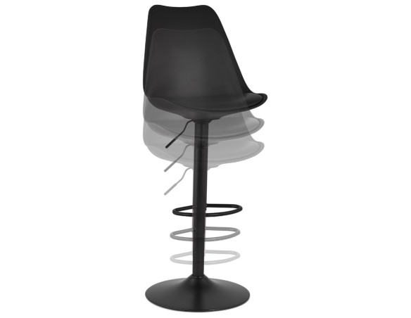 Tabouret réglable TUTO noir