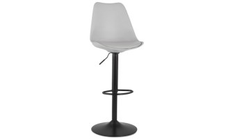 BS04730GRBL 5404028302064 Tabouret réglable TUTO gris et pied noir