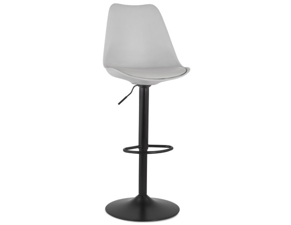 BS04730GRBL 5404028302064 Tabouret réglable TUTO gris et pied noir
