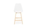 Tabouret snack mi-hauteur CAMILA MINI blanc style scandinave