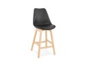 BS01930BLNA 5420072057972 Tabouret snack mi-hauteur CAMILA MINI noir style scandinave