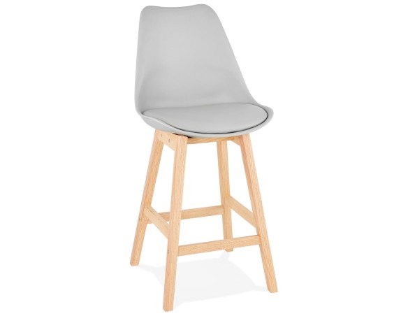 BS01940GRNA 5420072057996 Tabouret snack mi-hauteur CAMILA MINI gris style scandinave
