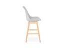 Tabouret snack mi-hauteur CAMILA MINI gris style scandinave