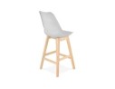 Tabouret snack mi-hauteur CAMILA MINI gris style scandinave