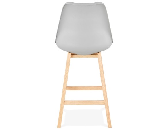 Tabouret snack mi-hauteur CAMILA MINI gris style scandinave