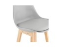 Tabouret snack mi-hauteur CAMILA MINI gris style scandinave
