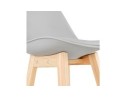 Tabouret snack mi-hauteur CAMILA MINI gris style scandinave