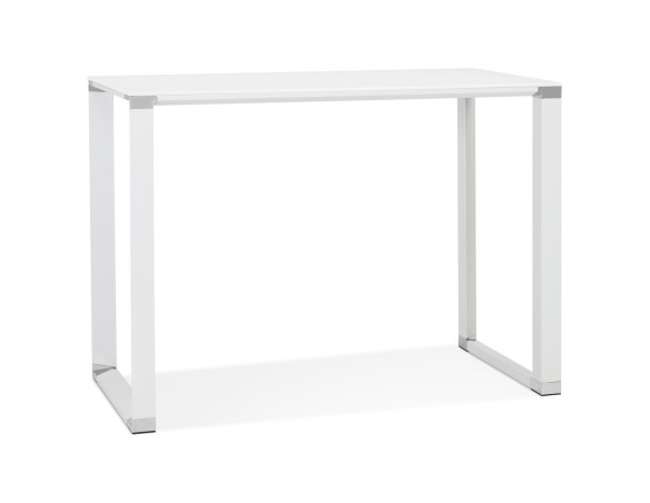 OT01300WHWH 5404028303146 Table haute / bureau haut XLINE HIGH TABLE en verre blanc - 140x70 cm