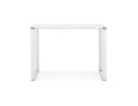 Table haute / bureau haut XLINE HIGH TABLE en verre blanc - 140x70 cm