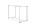 Table haute / bureau haut XLINE HIGH TABLE en verre blanc - 140x70 cm