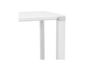 Table haute / bureau haut XLINE HIGH TABLE en verre blanc - 140x70 cm