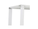 Table haute / bureau haut XLINE HIGH TABLE en verre blanc - 140x70 cm