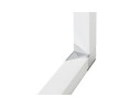 Table haute / bureau haut XLINE HIGH TABLE en verre blanc - 140x70 cm