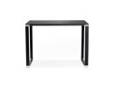 Table haute / bureau haut XLINE HIGH TABLE en verre noir - 140x70 cm