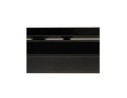 Table haute / bureau haut XLINE HIGH TABLE en verre noir - 140x70 cm