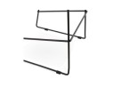 Tabouret snack mi-hauteur EKTOR MINI en tissu gris clair empilable