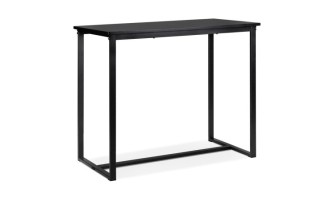 BT01260BLBL 5404028341308 Mange-debout / Table haute MINERVA en bois et métal noir - 120x60 cm