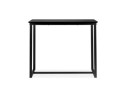 Mange-debout / Table haute MINERVA en bois et métal noir - 120x60 cm