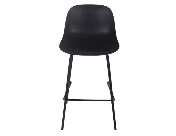 Tabouret de bar GRANO noir intérieur / extérieur