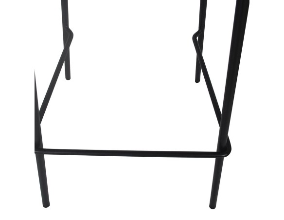 Tabouret de bar GRANO noir intérieur / extérieur