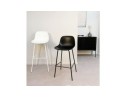 Tabouret de bar GRANO noir intérieur / extérieur
