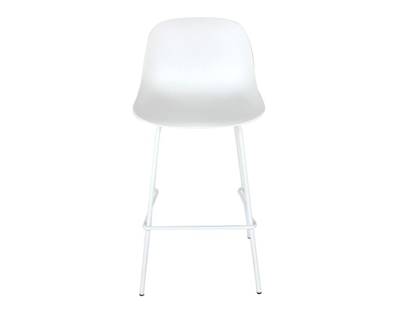 Tabouret de bar GRANO blanc intérieur / extérieur