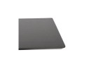 Table haute design ZUMBA BAR noire avec pied en métal noir - 180x90 cm