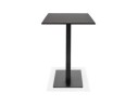 Mange-debout design AUSTIN BAR noir avec pied en métal noir - 160x80 cm