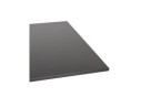 Mange-debout design AUSTIN BAR noir avec pied en métal noir - 160x80 cm