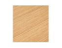 Table haute design MAMBO BAR en bois finition naturelle avec pied en métal brossé - 180x90 cm