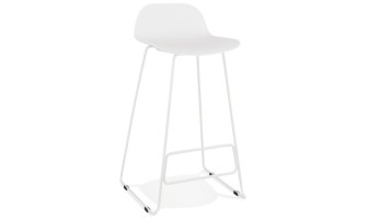 BS02060WHWH 5420072058511 Tabouret de bar design BABYLOS blanc design