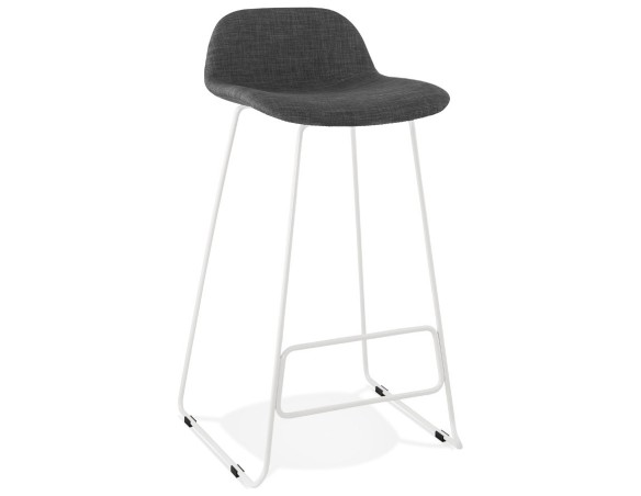 BS02400DGWH 5420072062747 Tabouret de bar design MOSKOW avec pieds en métal blanc