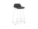 BS02400DGWH 5420072062747 Tabouret de bar design MOSKOW avec pieds en métal blanc