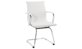 OC00190WH 5420072029474 Chaise de bureau design GIGA en matière synthétique blanche