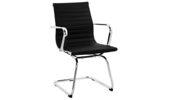 OC00200BL 5420072029481 Chaise de bureau design GIGA en matière synthétique noire
