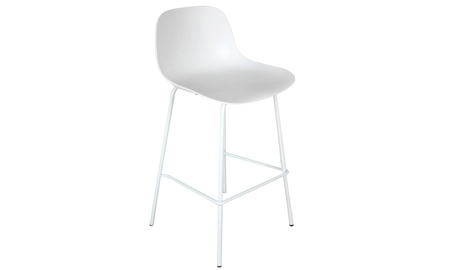 BS06800WH 5404028348543 Tabouret snack mi-hauteur GRANO MINI blanc intérieur / extérieur