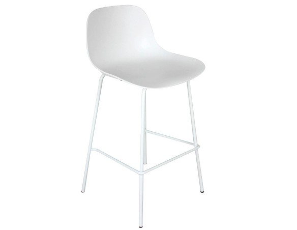 BS06800WH 5404028348543 Tabouret snack mi-hauteur GRANO MINI blanc intérieur / extérieur