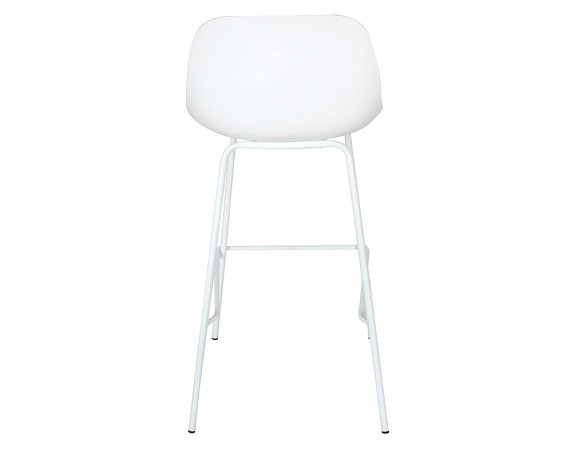 Tabouret snack mi-hauteur GRANO MINI blanc intérieur / extérieur