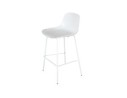 Tabouret snack mi-hauteur GRANO MINI blanc intérieur / extérieur