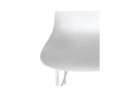 Tabouret snack mi-hauteur GRANO MINI blanc intérieur / extérieur