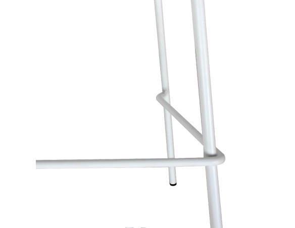 Tabouret snack mi-hauteur GRANO MINI blanc intérieur / extérieur