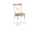 CH03780WAWH 5420072099941 Chaise de cuisine RANCH en bois finition Noyer effet vieilli