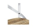 Chaise de cuisine RANCH en bois finition Noyer effet vieilli